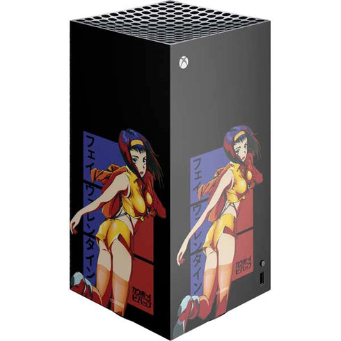 Cowboy Bebop Faye Valentine XBox Series X Digital Edition Console Skin